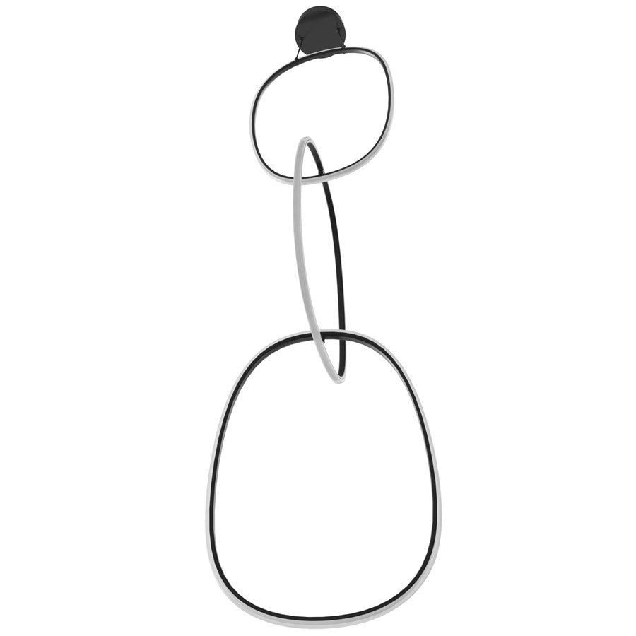 Avenue Lighting Circa Led Integrated LED Light 124" Pendant, Black
