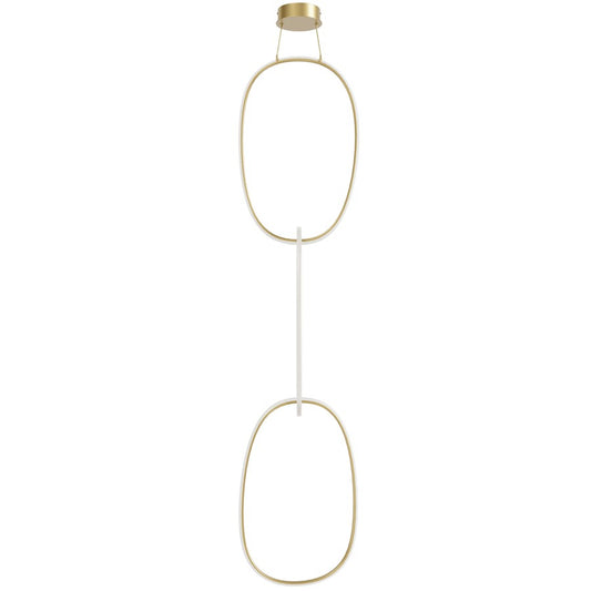 Avenue Lighting Circa Led Integrated LED Light 124" Pendant, Gold
