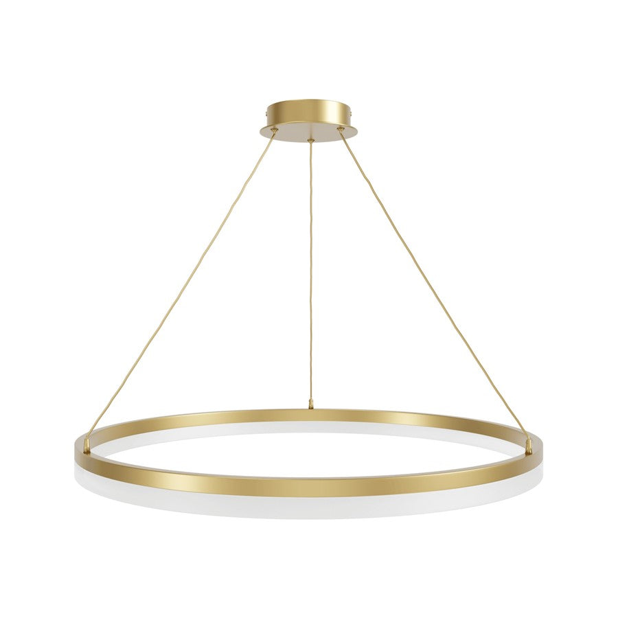 Avenue Lighting Circa LED 31" LED Ring Pendant, Gold