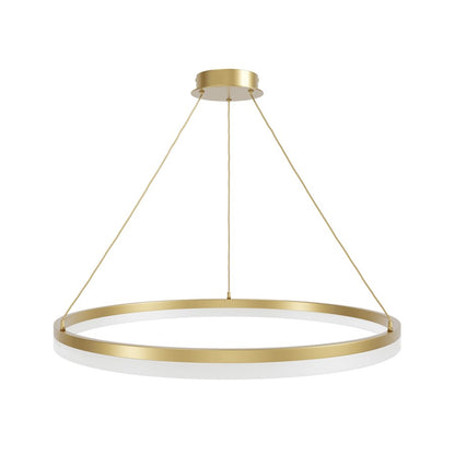 Avenue Lighting Circa LED 39" LED Ring Pendant, Gold