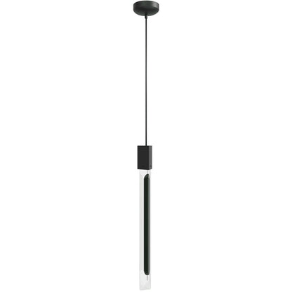 Avenue Lighting Alpine 1 Light 23" Pendant, Black Jade Glass