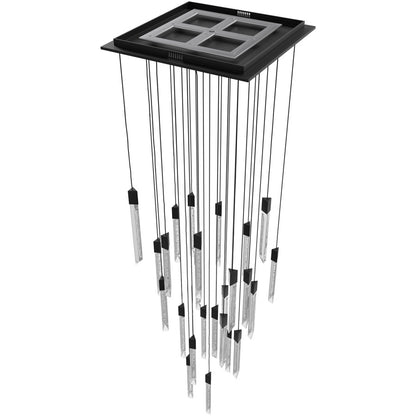 Avenue Lighting Alpine 31Lt 180" Pendant, White Marbleized