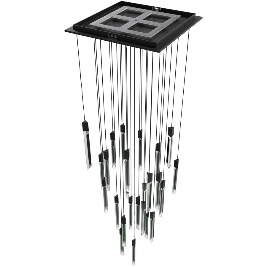 Avenue Lighting Alpine 31Lt 180" Pendant, Black Jade