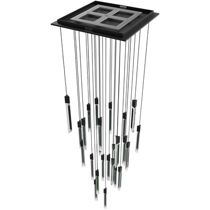 Avenue Lighting Alpine 31Lt 180" Pendant, Black Jade