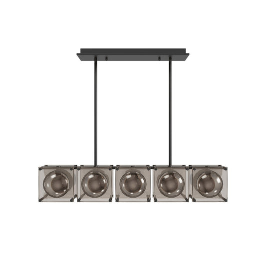 Avenue Lighting Peninisula 5 Light 8" Chandelier, Matte Black