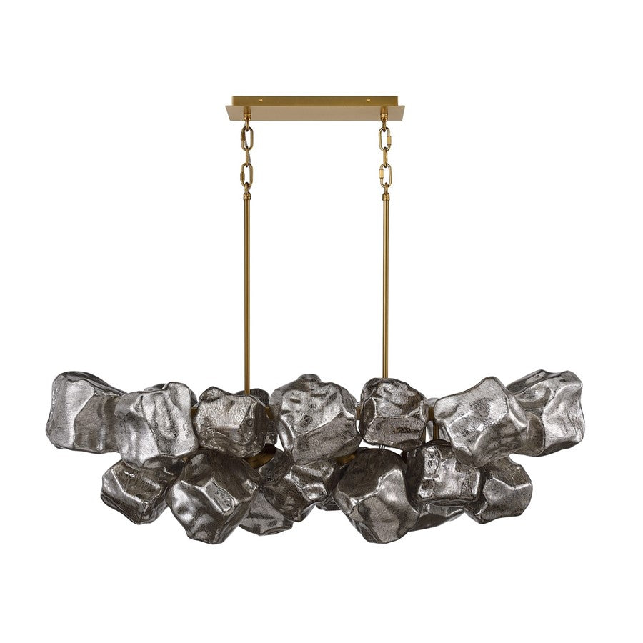 Avenue Lighting Rockefeller 49"W Multi-Light Chandelier, Brass - AEHF7151-AGB