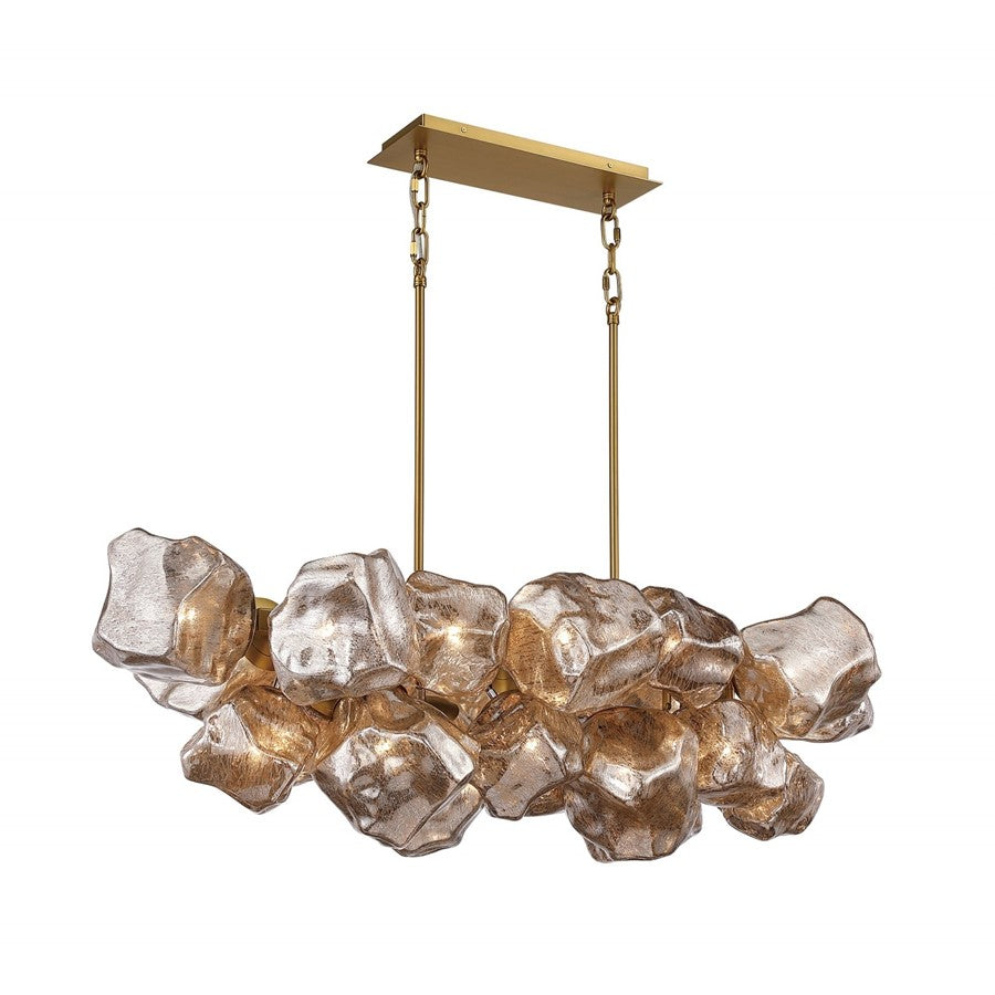 Avenue Lighting Rockefeller 49"W Multi-Light Chandelier, Brass