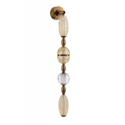 Avenue Dubai 4-Light 40"H LED Wall Sconce, Golden Brass/Gold - AEHF7160-AGB
