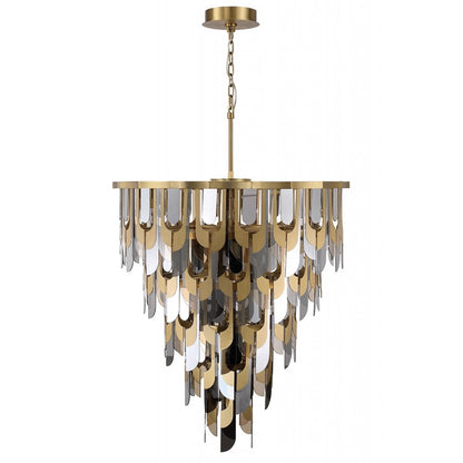 Avenue Lighting Paramount 46"W Pendant, Aged Brass - AEHF7173-AGB