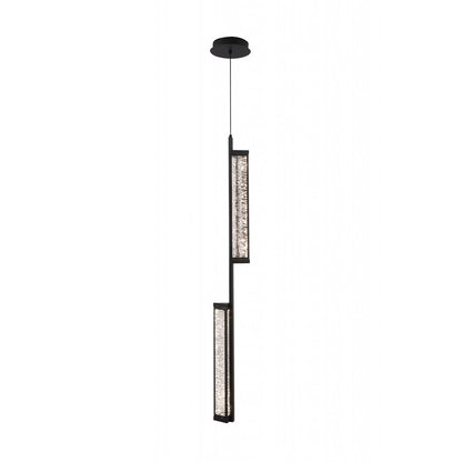 Avenue Lighting Metropole 2-Light 178"H Pendant, Black - AEHF7180-BK