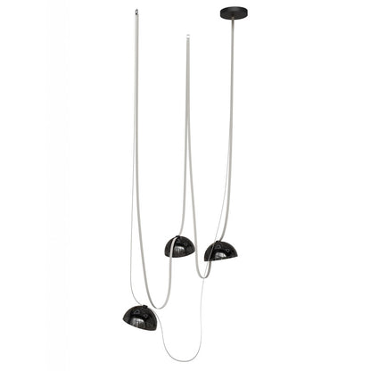 Avenue Fremont ​Belt 3-Light 275"L Pendant, Ivory/White Bowl - AEHF7203-G102-IVY