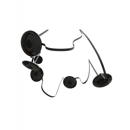 Avenue Fremont Belt 5-Lt 551"L Pendant, Black/Smoked Disc - AEHF7205-G202-BLK