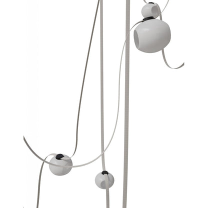 Avenue Fremont Belt 7-Lt 826"L Pendant, IV/WH Open Globes - AEHF7207-G301-IVY