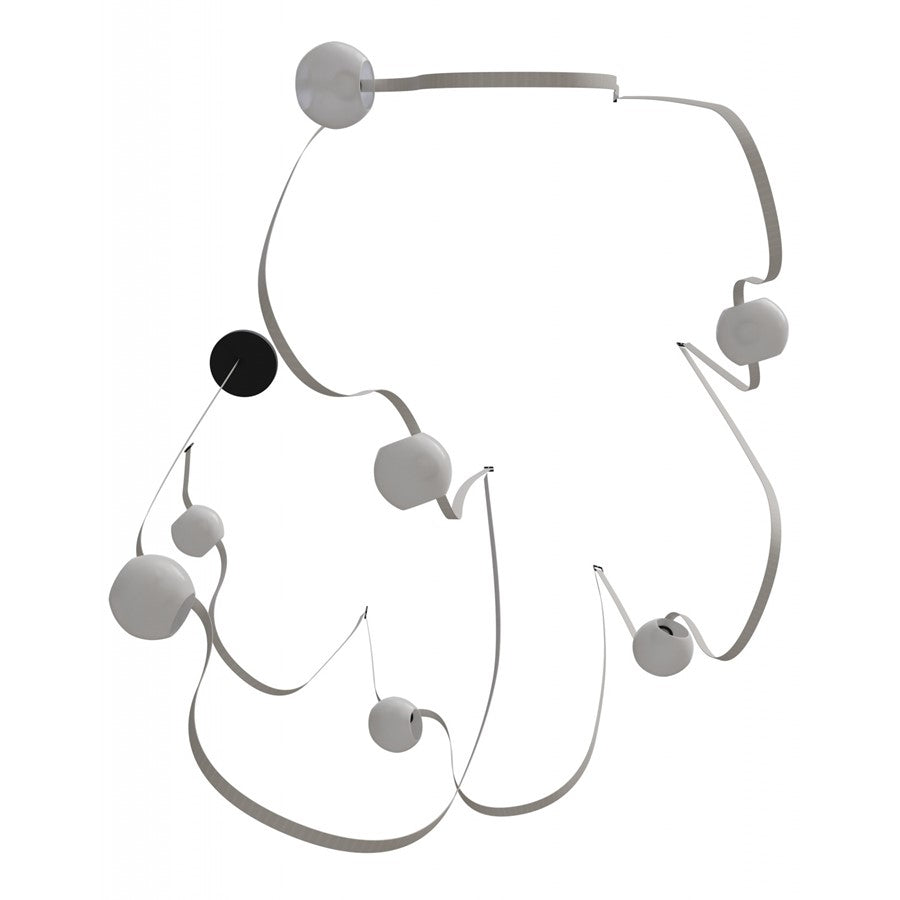 Avenue Fremont Belt 7-Lt 826"L Pendant, IV/WH Open Globes - AEHF7207-G301-IVY