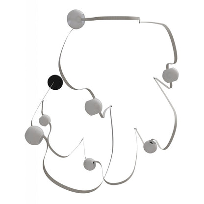 Avenue Fremont Belt 7-Lt 826"L Pendant, IV/WH Open Globes - AEHF7207-G301-IVY