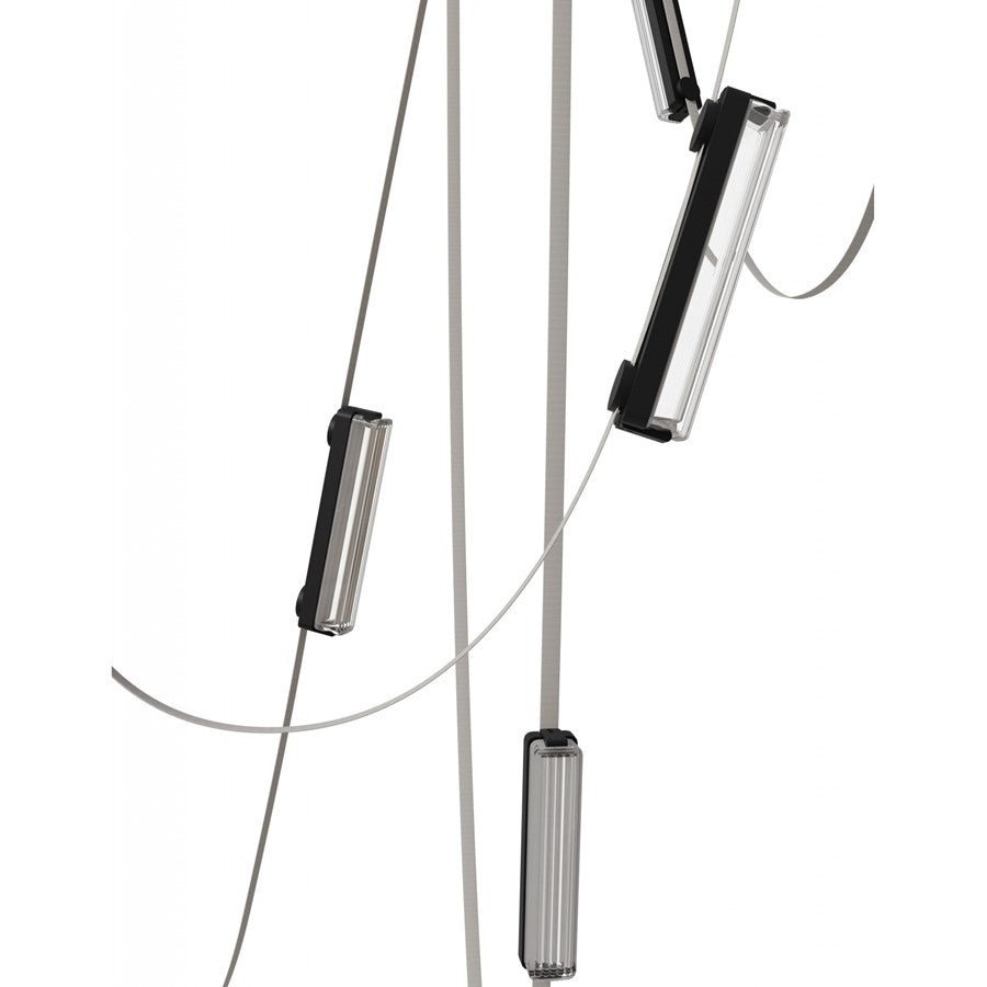 Avenue Fremont Belt 7-Lt 826"L Pendant, Ivory/Ribbed Bars - AEHF7207-G400-IVY