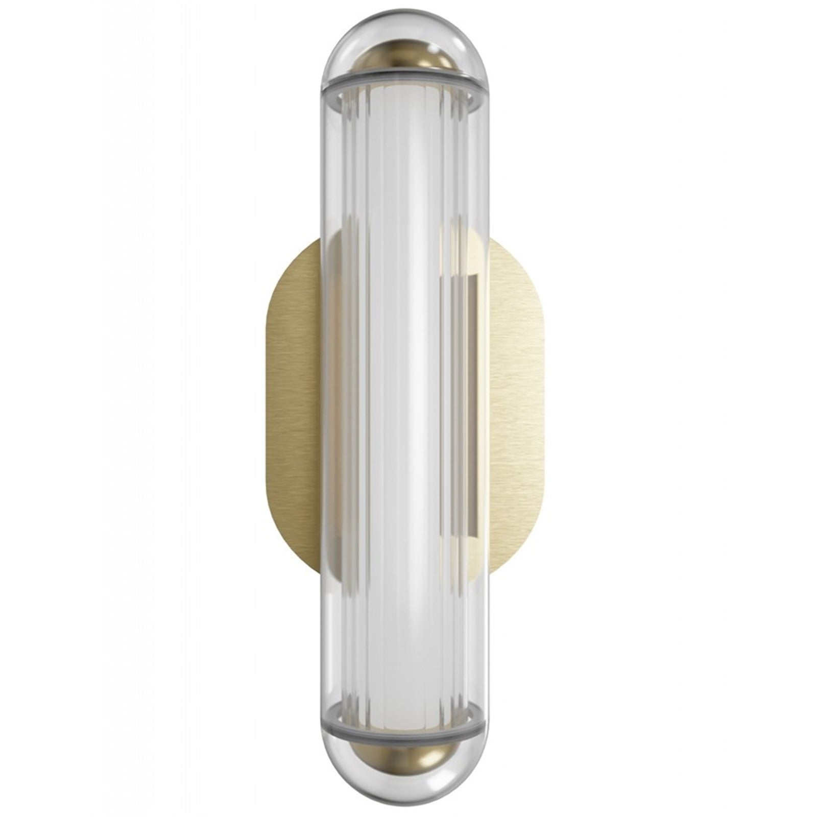 Avenue Lighting Nautilus 1 Light 16" Wall Sconce, Aged Brass