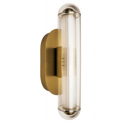 Avenue Lighting Nautilus 1 Light 16" Wall Sconce, Aged Brass
