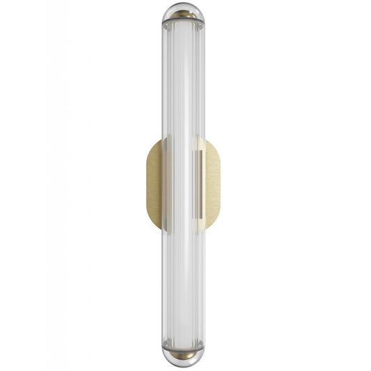 Avenue Lighting Nautilus 1 Light 24" Wall Sconce, Aged Brass