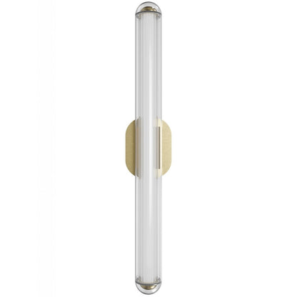 Avenue Lighting Nautilus 1 Light 32" Wall Sconce, Aged Brass