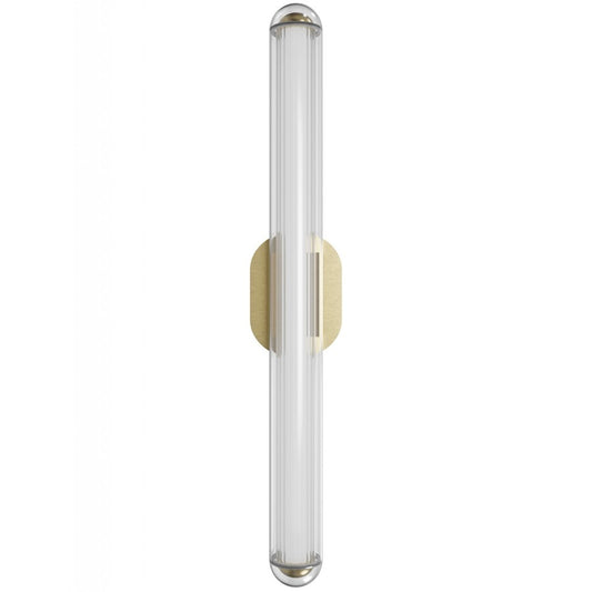 Avenue Lighting Nautilus 1 Light 32" Wall Sconce, Aged Brass