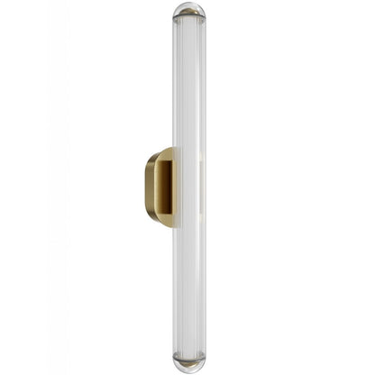 Avenue Lighting Nautilus 1 Light 32" Wall Sconce, Aged Brass