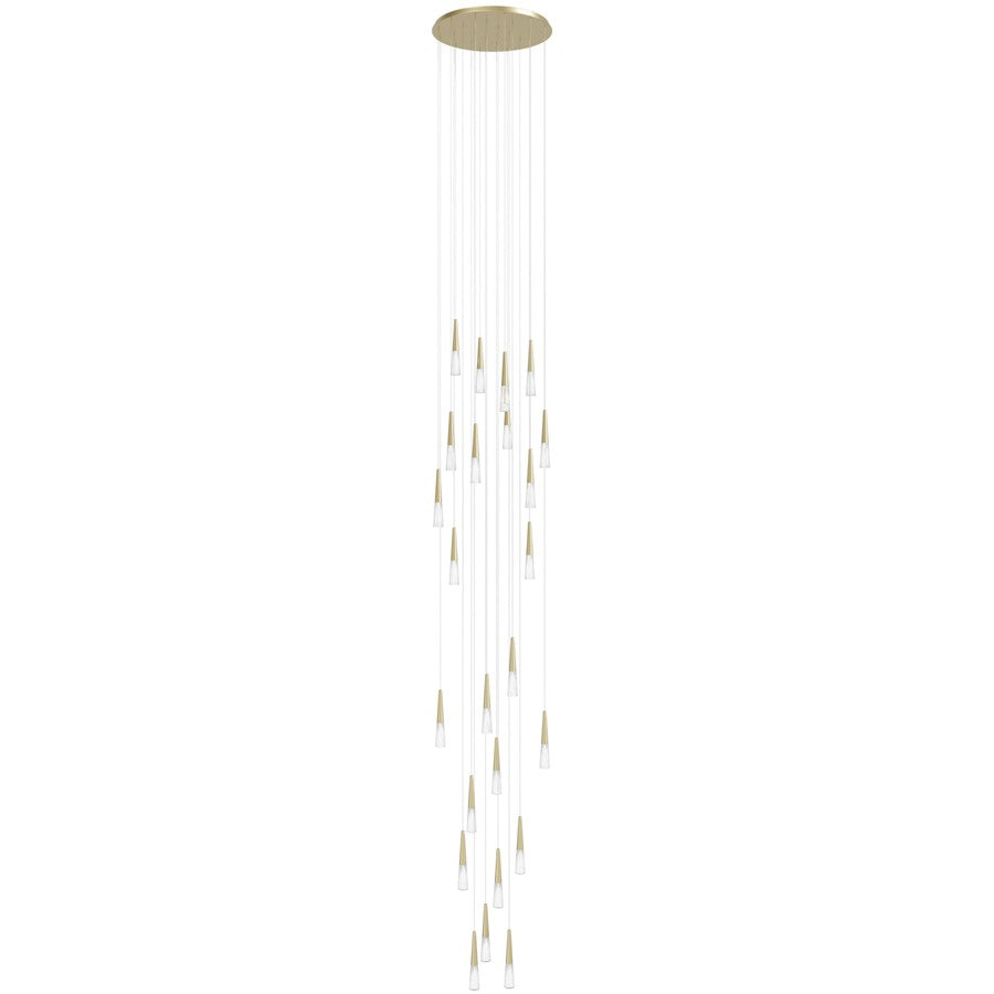 Avenue Lighting Encino 25Lt 177" Pendant/Multi Port , Brushed Brass