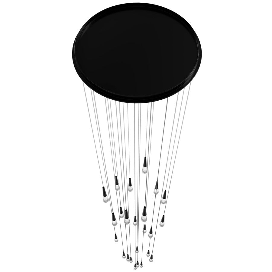 Avenue Lighting Encino 25 Light 177" Pendant/Multi Port , Gun Metal