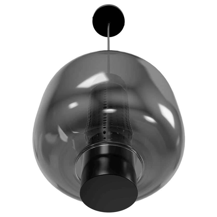 Avenue Lighting Cosmopolitan 1 Light 10" Pendant, Gun Metal