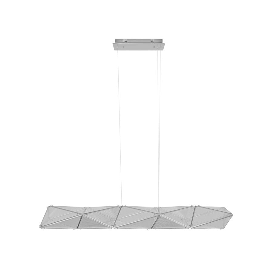 Avenue Lighting Seoul LED Light 55" Pendant, Chrome