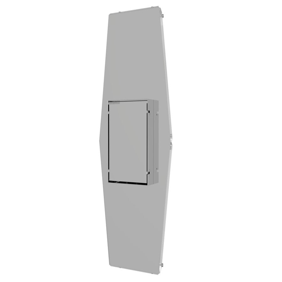 Avenue Lighting Seoul LED Light 8" Wall Sconce, Chrome