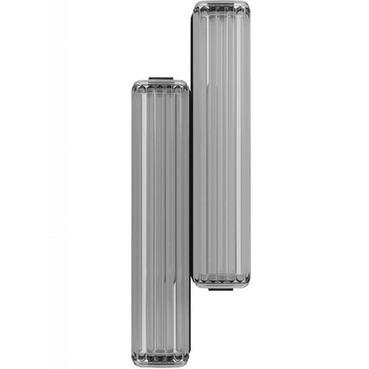 Avenue Lighting Fremont 2-Light LED Bar, Black/Ribbed Glass