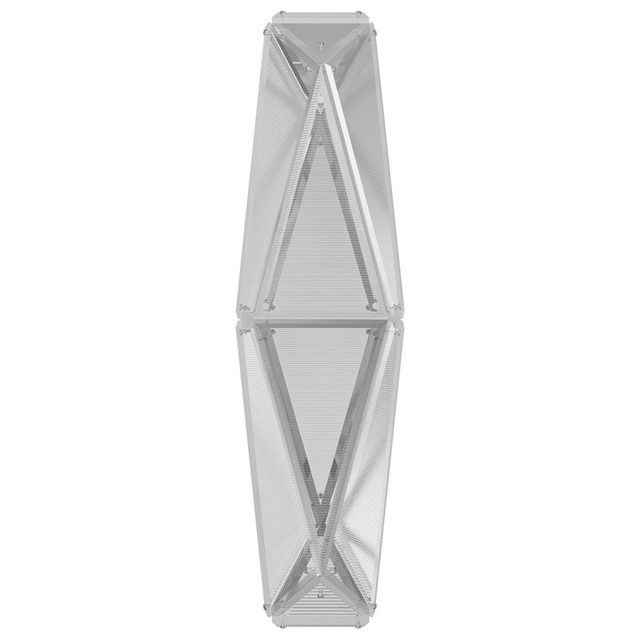 Avenue Lighting Seoul LED Light 6" Wall Sconce, Chrome