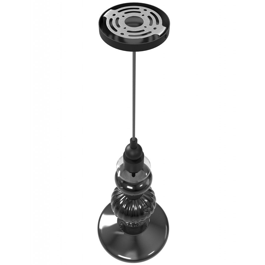 Avenue Lighting Avra 3 Light 20" Pendant, Black/Black