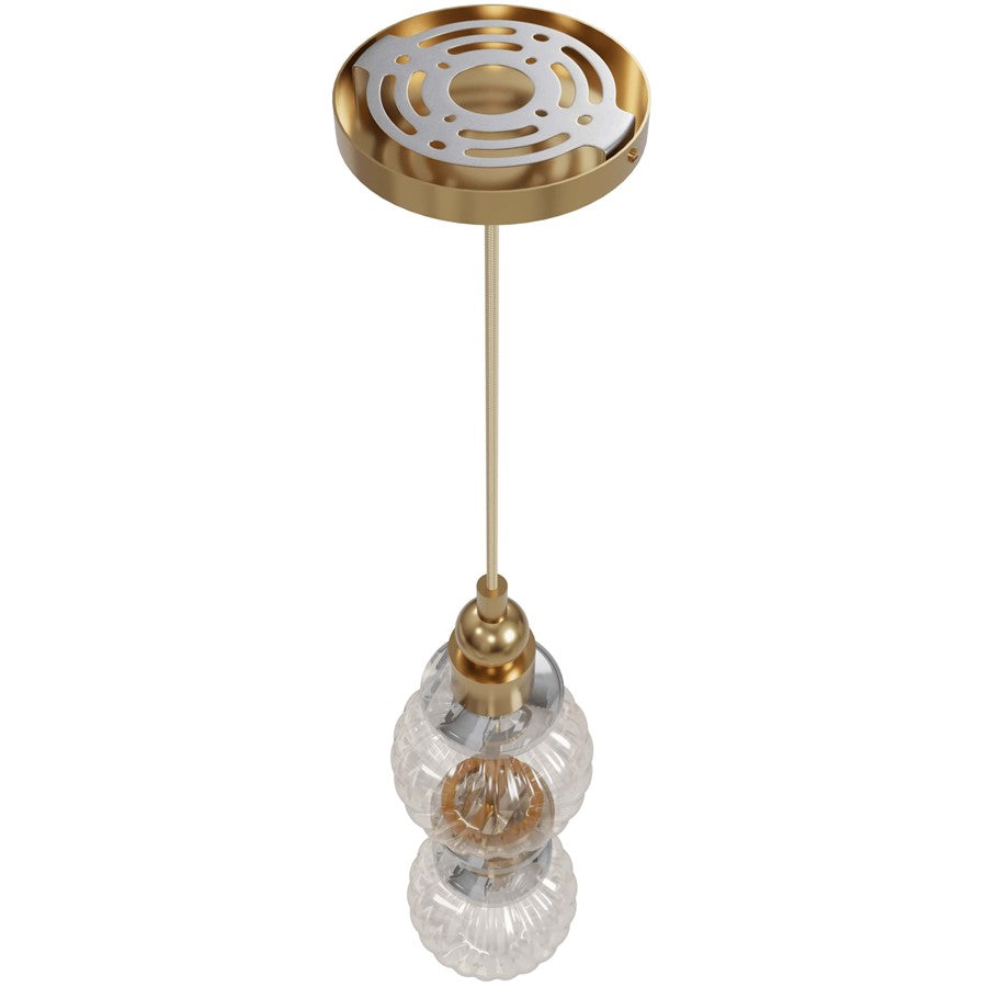 Avenue Lighting Avra Integrated AC LED Light 18" Pendant, Aged Brass