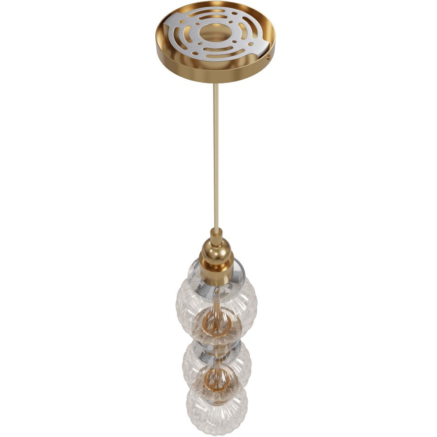 Avenue Lighting Avra Integrated AC LED Light 26" Pendant, Aged Brass