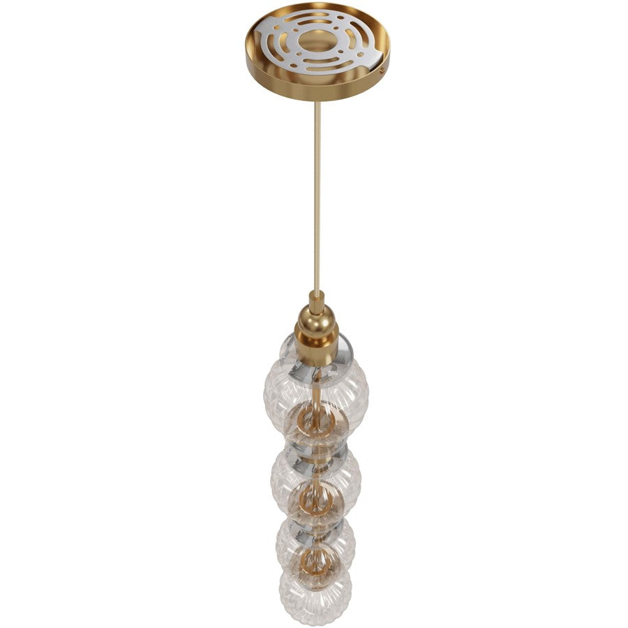 Avenue Lighting Avra Integrated AC LED Light 35" Pendant, Aged Brass