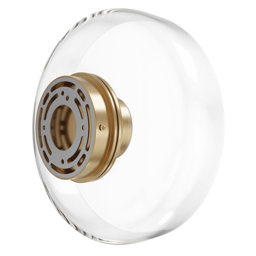Avenue Lighting Cosmopolitan Integrated LEDLt 12" Wall Sconce, Brass