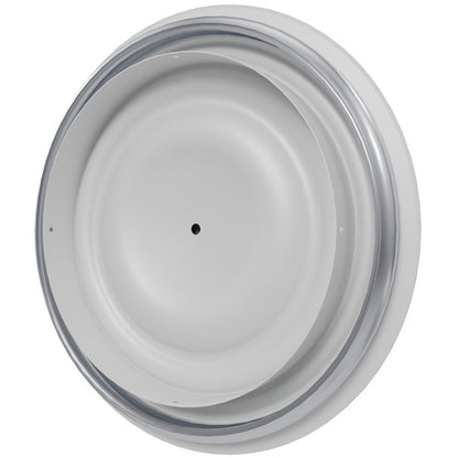 Avenue Lighting Cosmopolitan 12in 1-Light Wall Sconce | Modern White Metal Ripple Design | Bedroom & Hallway Accent Light | Model HF7999-WHT