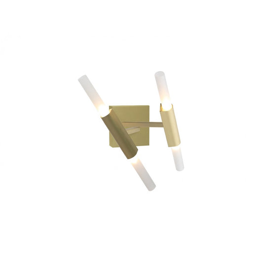 Avenue Lighting San Vicente Blvd. 4Lt 10" Wall Sconce, Brushed Brass