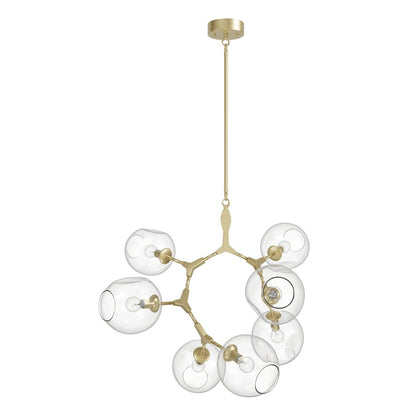 Avenue Lighting Fairfax Ave. 7 Light 26" Chandelier, Brushed Brass