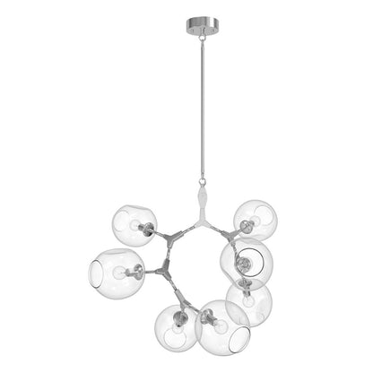 Avenue Lighting Fairfax Ave. 7 Light 26" Chandelier, Matte Chrome
