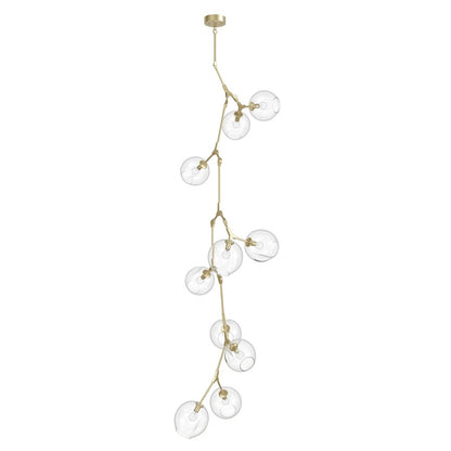 Avenue Lighting Fairfax Ave. 10 Light 105" Chandelier, Brushed Brass