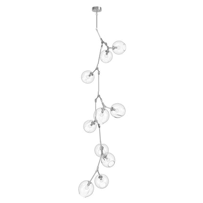 Avenue Lighting Fairfax Ave. 10 Light 105" Chandelier, Matte Chrome