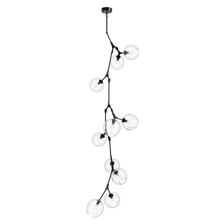 Avenue Lighting Fairfax Ave. 10 Light 105" Chandelier, Dark Bronze