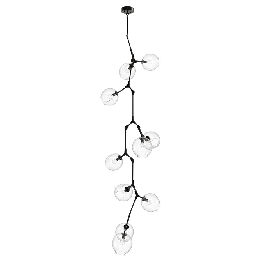 Avenue Lighting Fairfax Ave. 10 Light 105" Chandelier, Dark Bronze