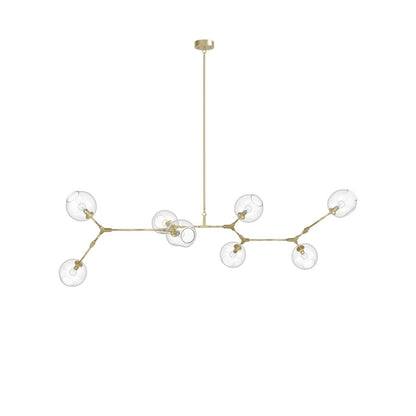 Avenue Lighting Fairfax Ave. 8 Light 30" Chandelier, Brushed Brass