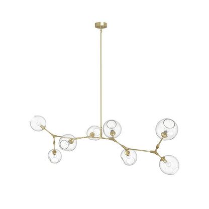 Avenue Lighting Fairfax Ave. 8 Light 30" Chandelier, Brushed Brass
