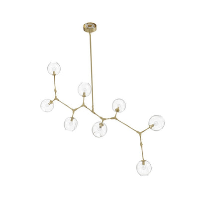 Avenue Lighting Fairfax Ave. 8 Light 30" Chandelier, Brushed Brass