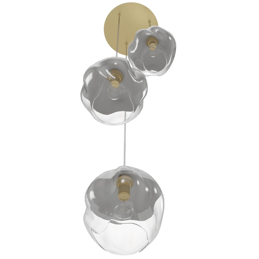 Avenue Lighting Sonoma Ave. 3Lt 210" Pendant/Multi Port, Brass